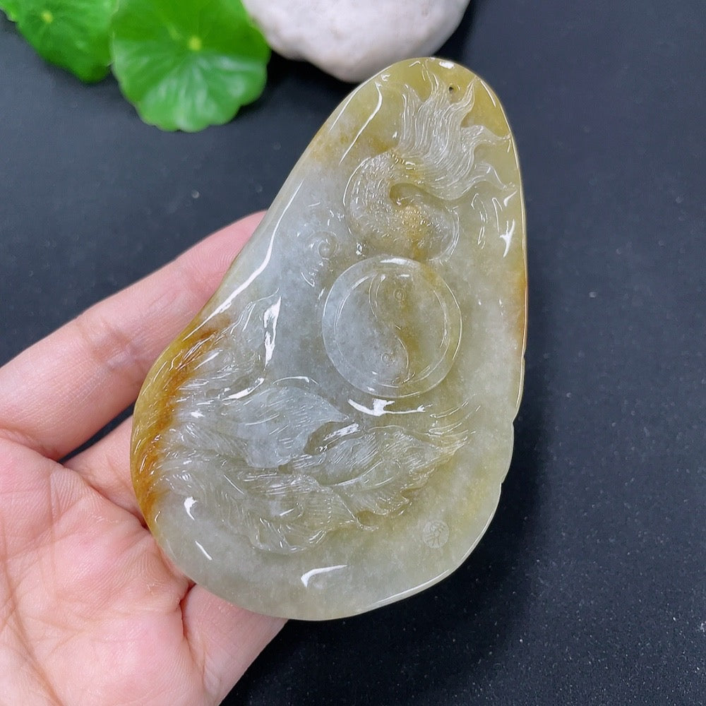 Jadeite Pendant Buddha Amulet
