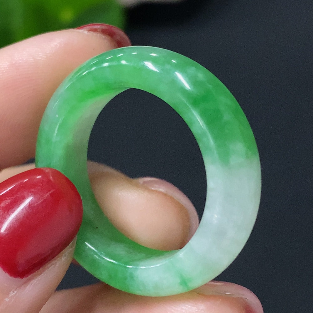 Jadeite Ring Size 23 Total Weight Approx. 6.8g