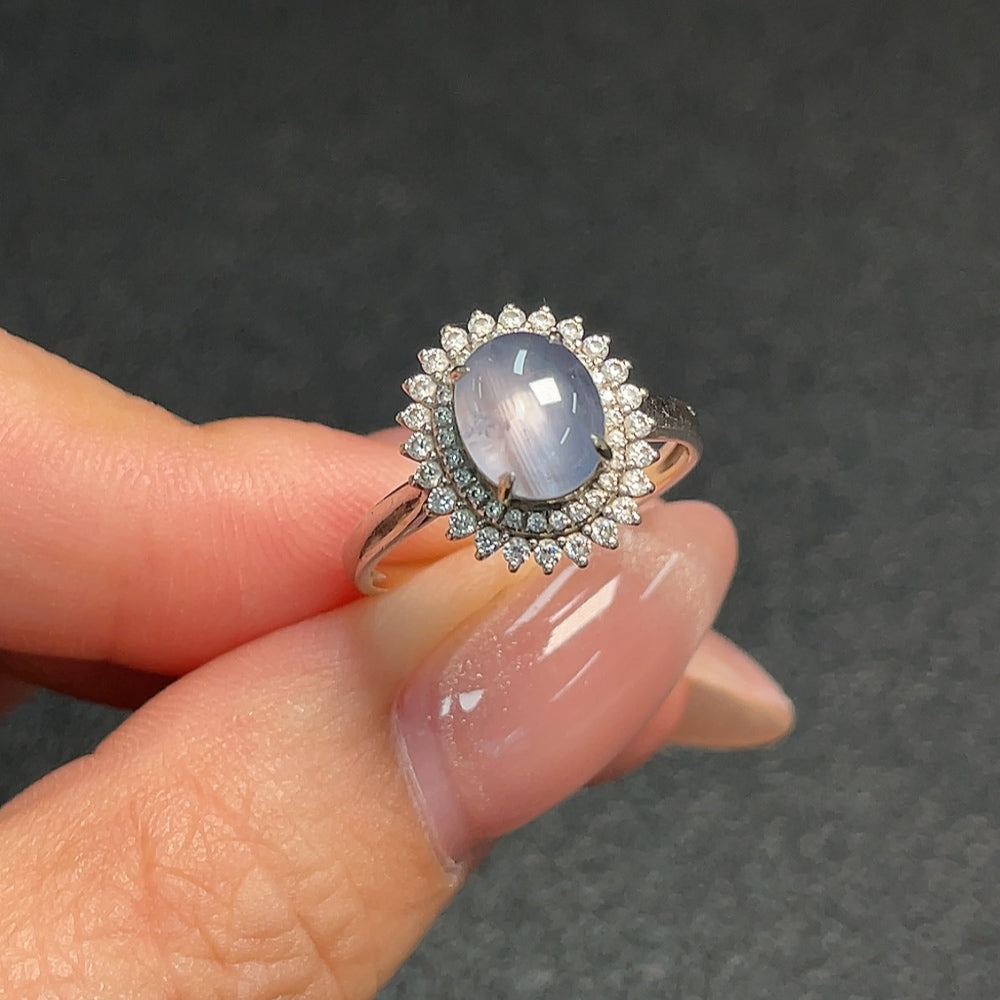 Sapphire Ring No Diamond . | Huiliu Certified