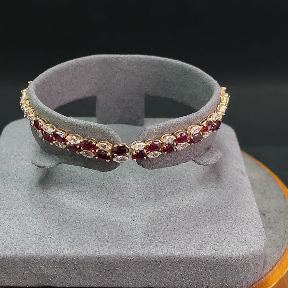 Ruby Bracelet Without Diamond . | Huiliu Certified