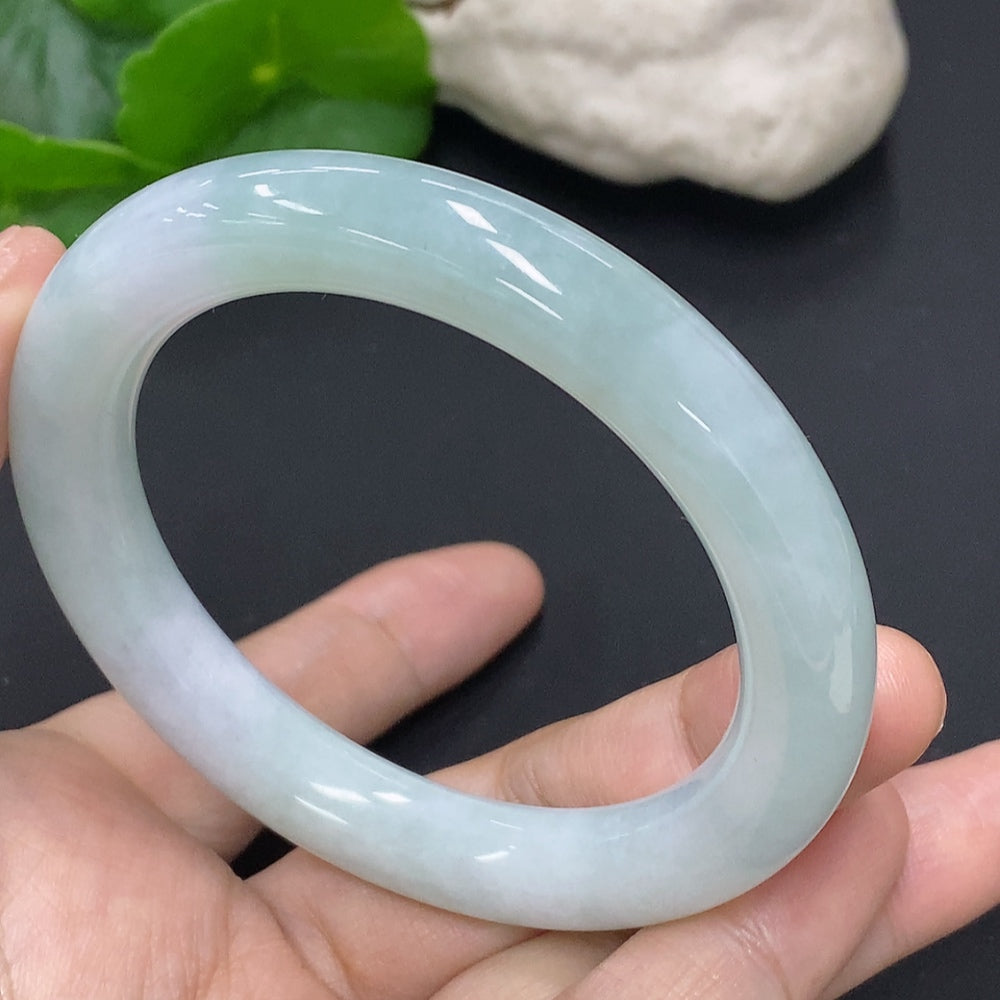 Jadeite Round Bangle Size 53 Total Weight Approx. 50.9g