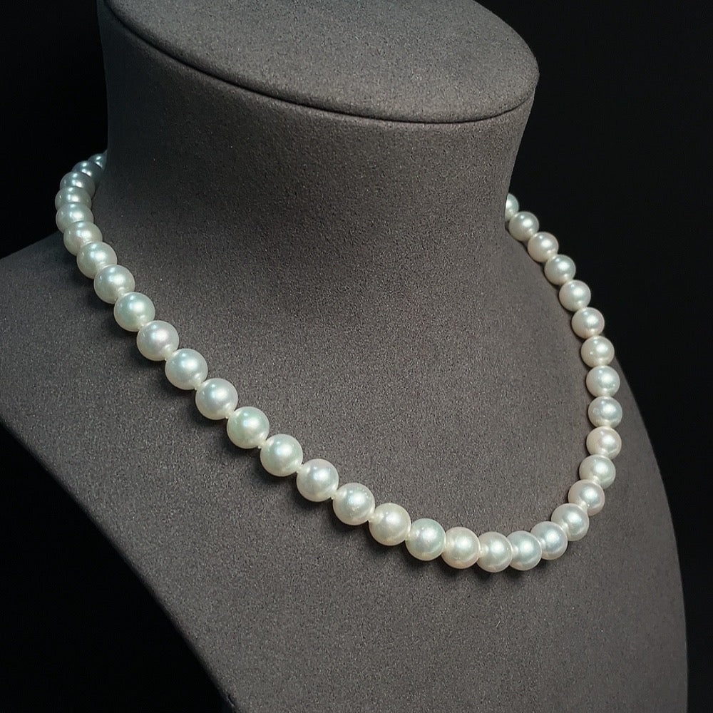 Seawater Pearl Strand Non-Gold Setting Approx. 8.4mm Total Weight About 47.37g