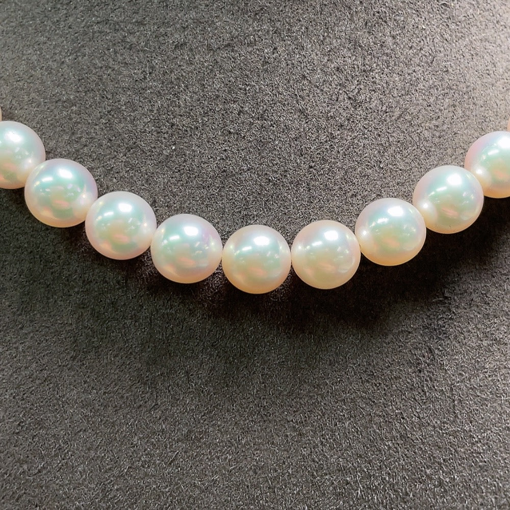 Seawater Pearl Necklace Non-Gold Total Weight Approx. 42.6g Size About 8.2mm