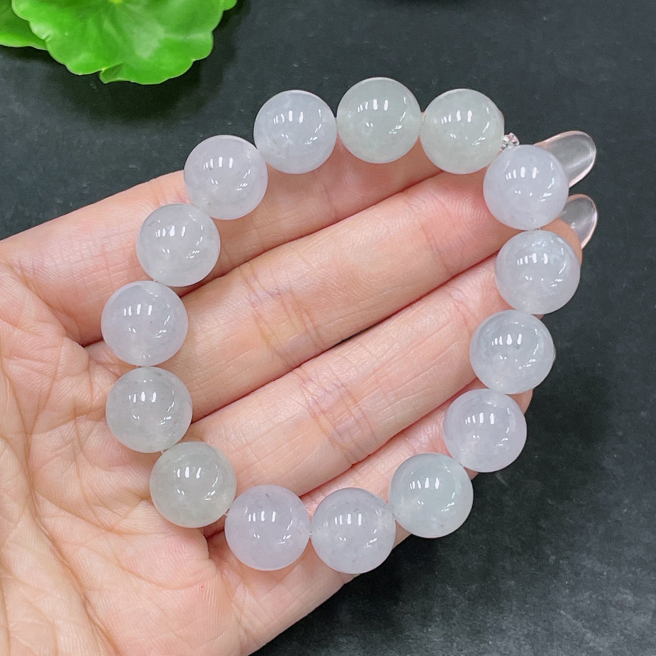 Jadeite Bracelet . Size About 12.3mm | Huiliu Certified