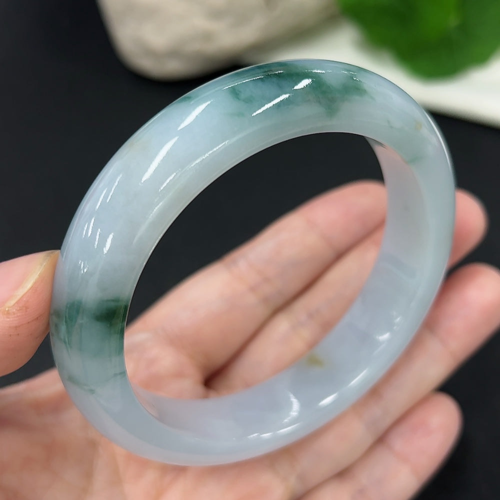 Jadeite Round Bangle Size 59 Total Weight Approx. 72.9g