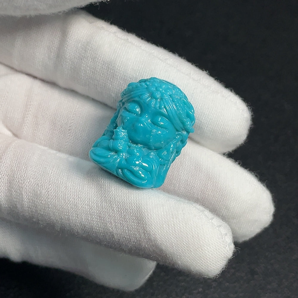 Turquoise Pendant, Color Origin Undetermined, Total Weight Approximately 9.03g