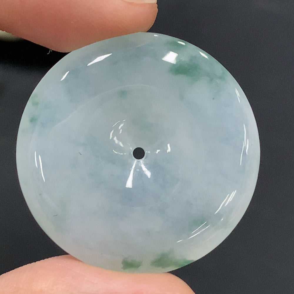 Jadeite Pendant Total Weight Approx. 13.12g Peace Buckle