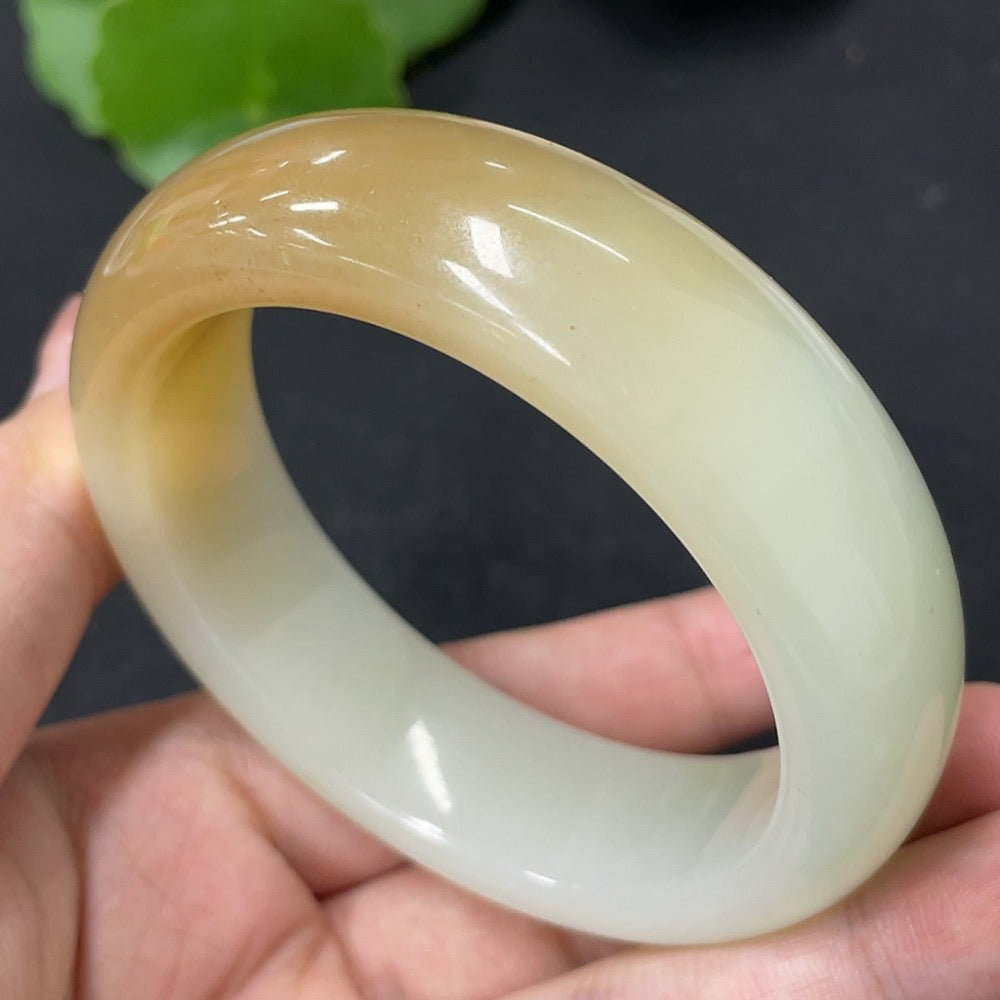 Hetian Jade Round Bracelet