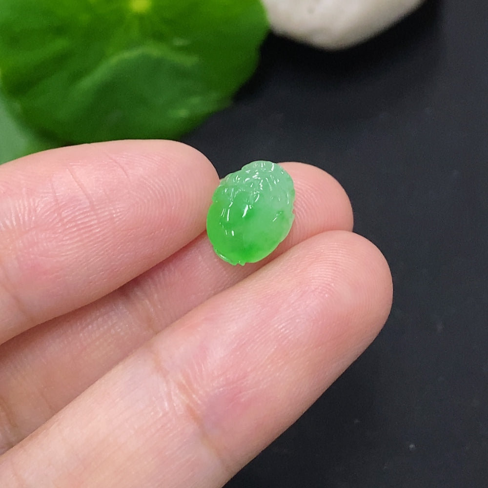Jadeite Three-legged Golden Toad Inlay Piece