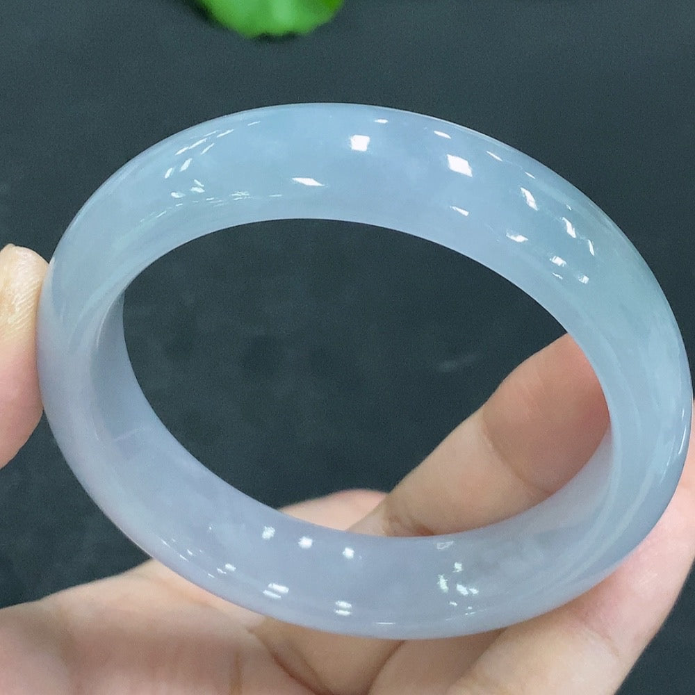 Jadeite Round Bangle Size 55 Total Weight 60.440g