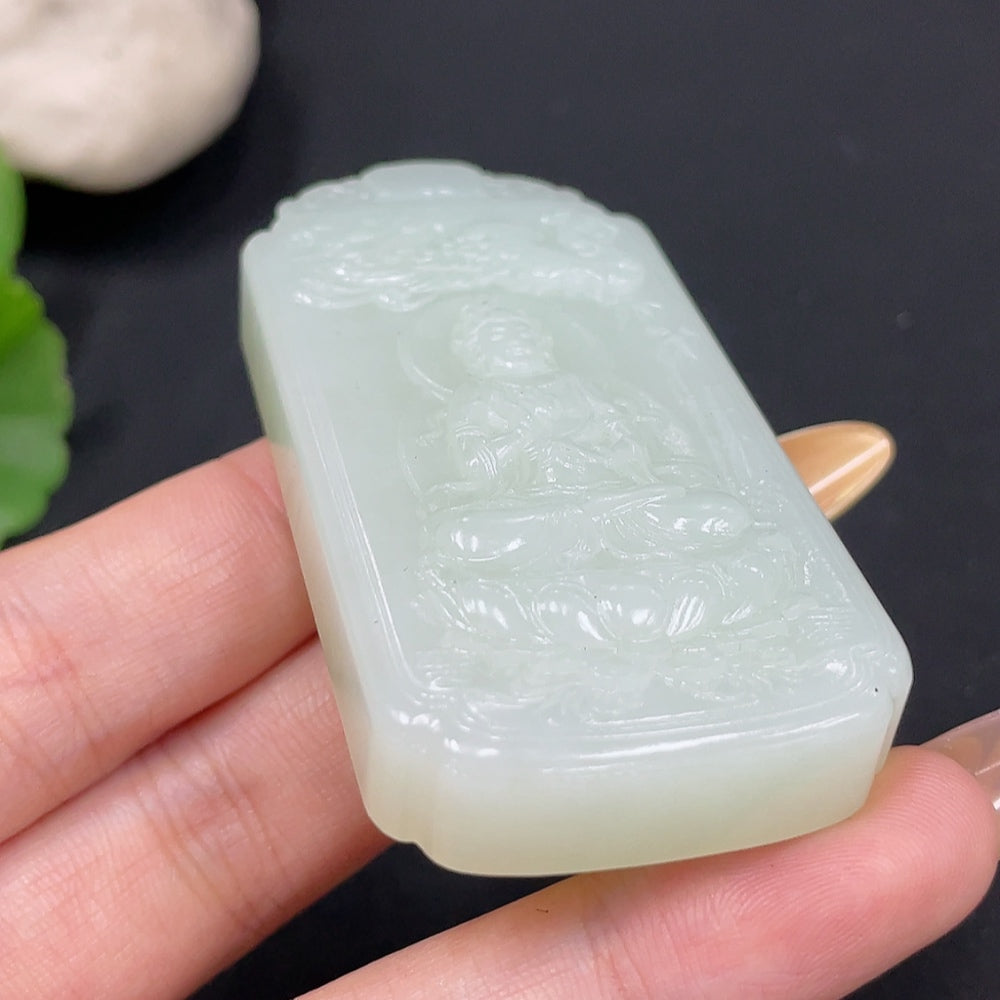 Hetian Jade Pendant Guanyin Total Weight About 66.5g