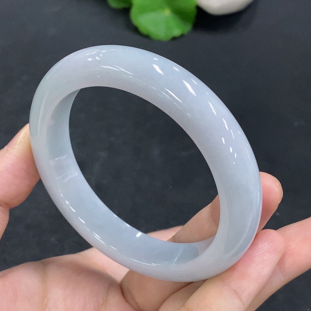 Jadeite Round Bangle | Huiliu Certified