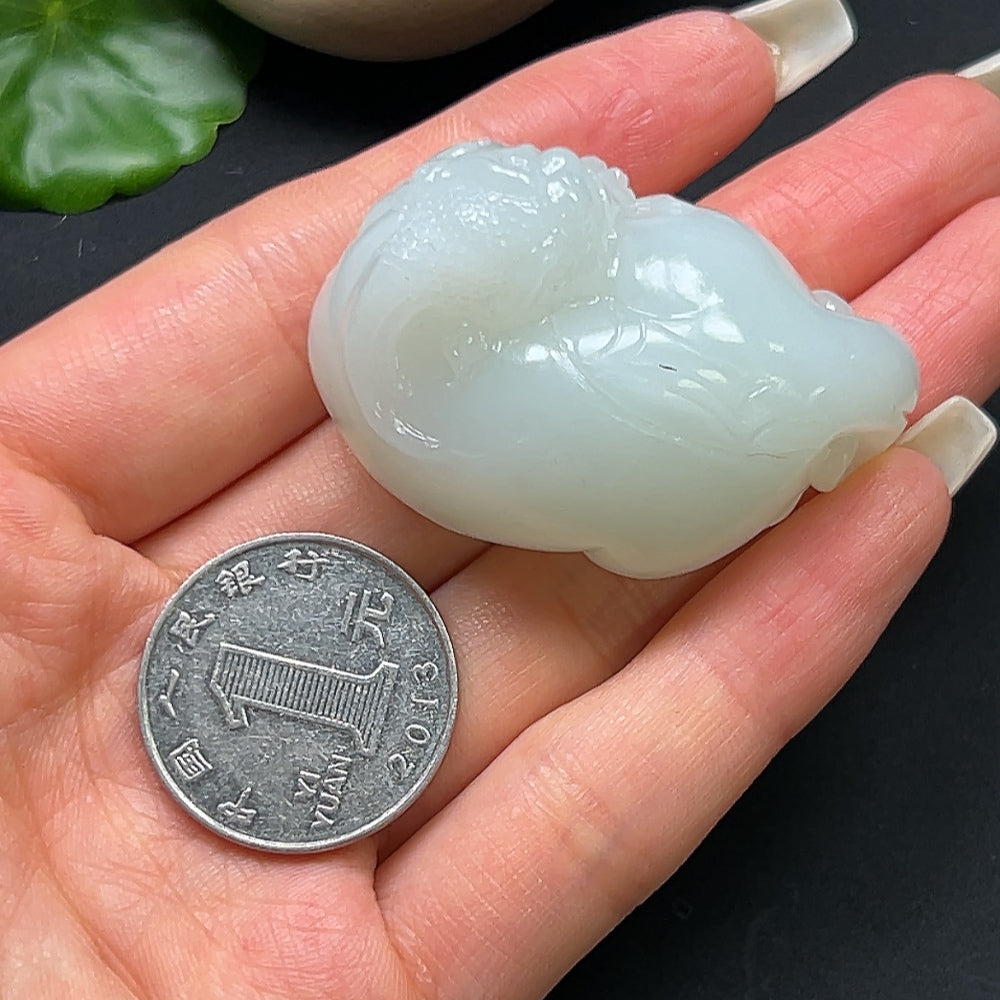 Hetian Jade Pi Xiu Pendant Total Weight Approx. 45.14g