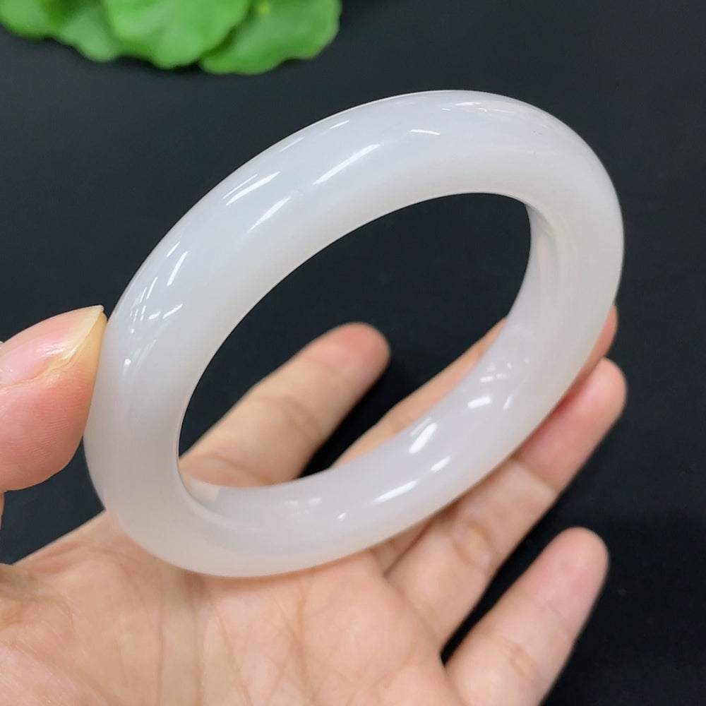 Hetian Jade Round Bracelet