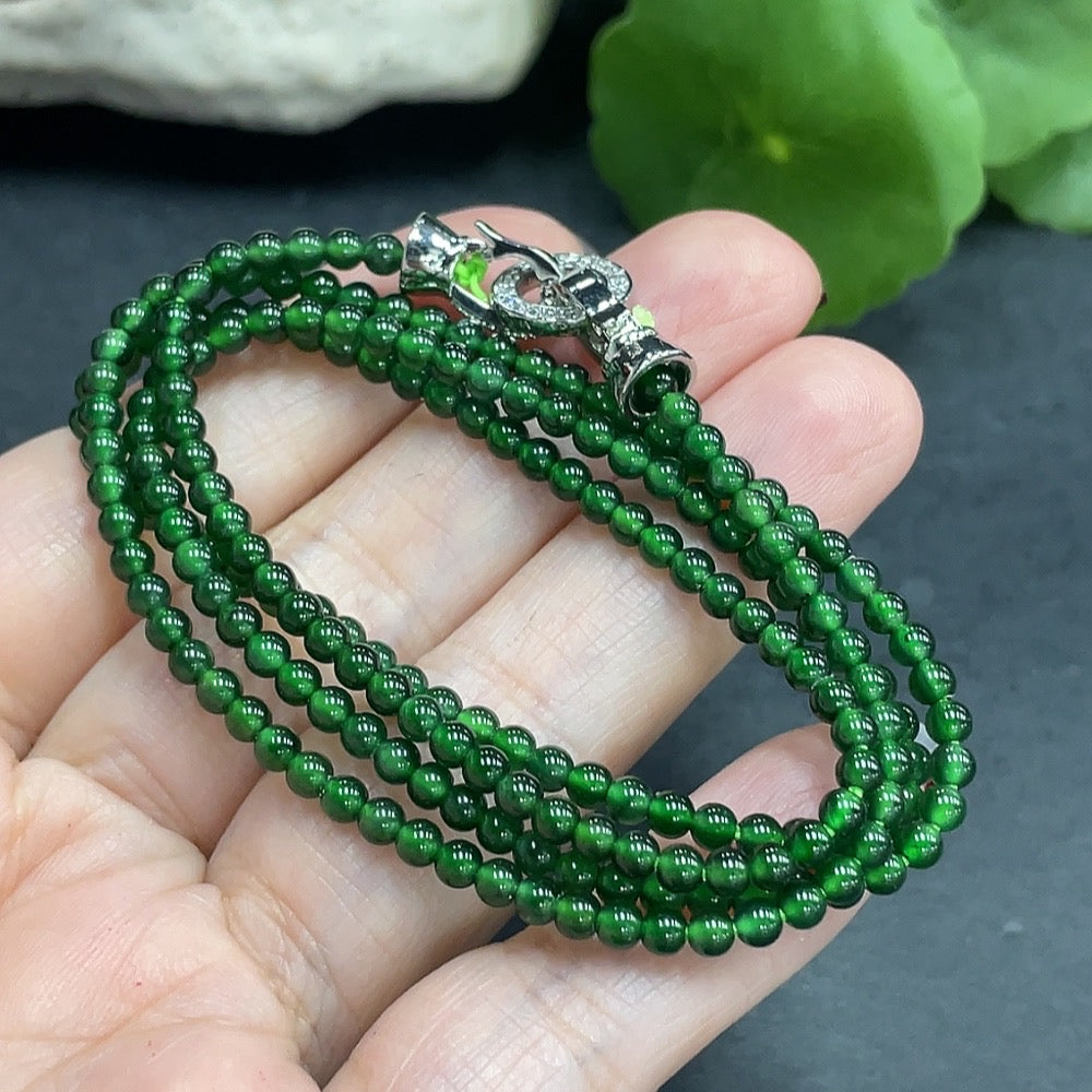 JadeiteBead Strand, Size 2.8mm, Total Weight 11.249g