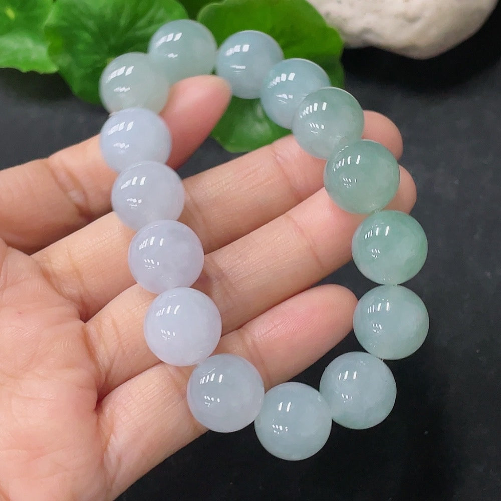 Jadeite Bracelet Approx.12.3mm Total Weight Approx.47.35g