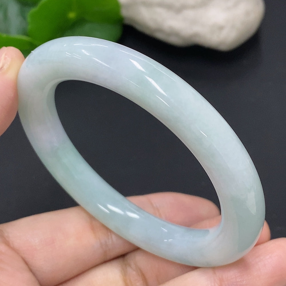 Jadeite Round Bangle Size 53 Total Weight Approx. 50.9g