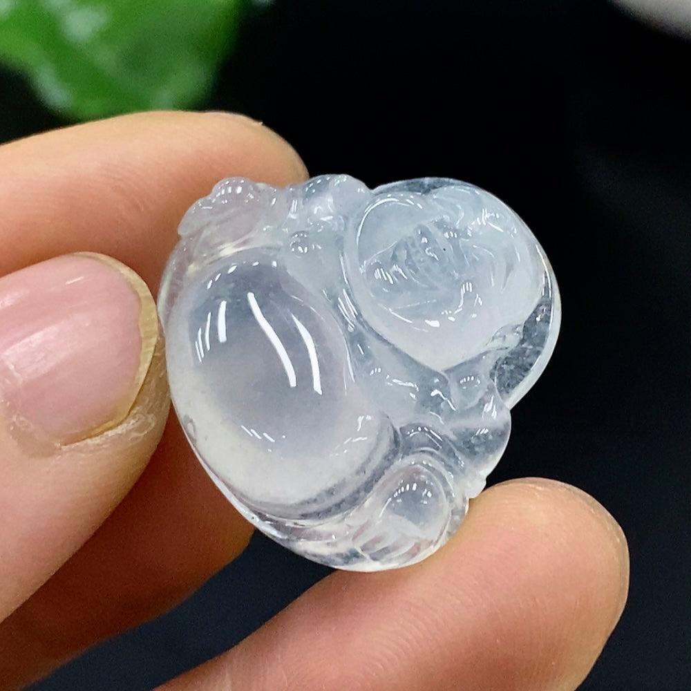 Jadeite Buddha Pendant Total Weight Approx. 5.51g