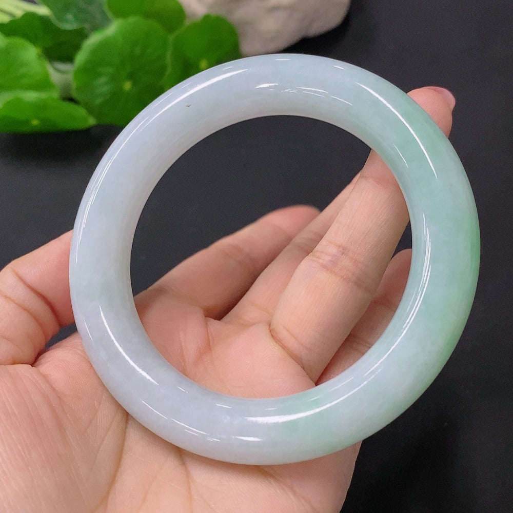 Jadeite Round Bangle Size 56.5mm Total Weight Approx. 83g