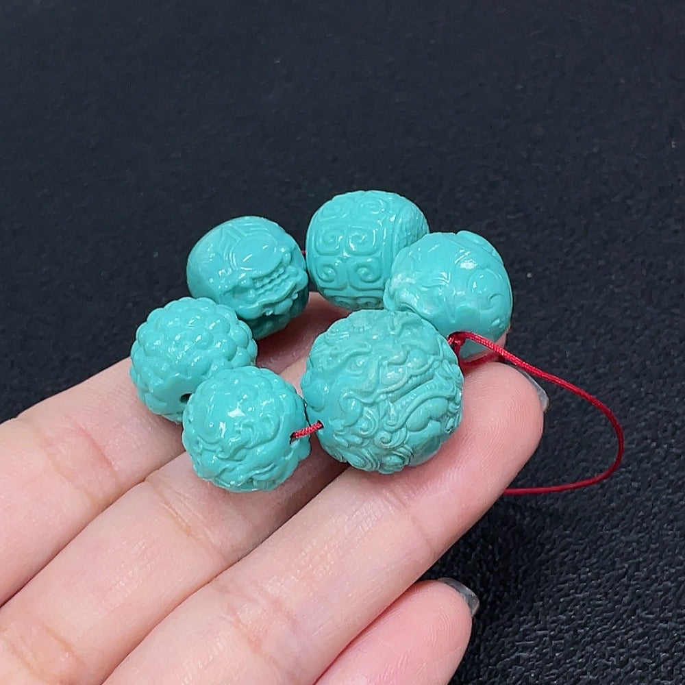 Turquoise Loose Beads Color Origin Undetermined