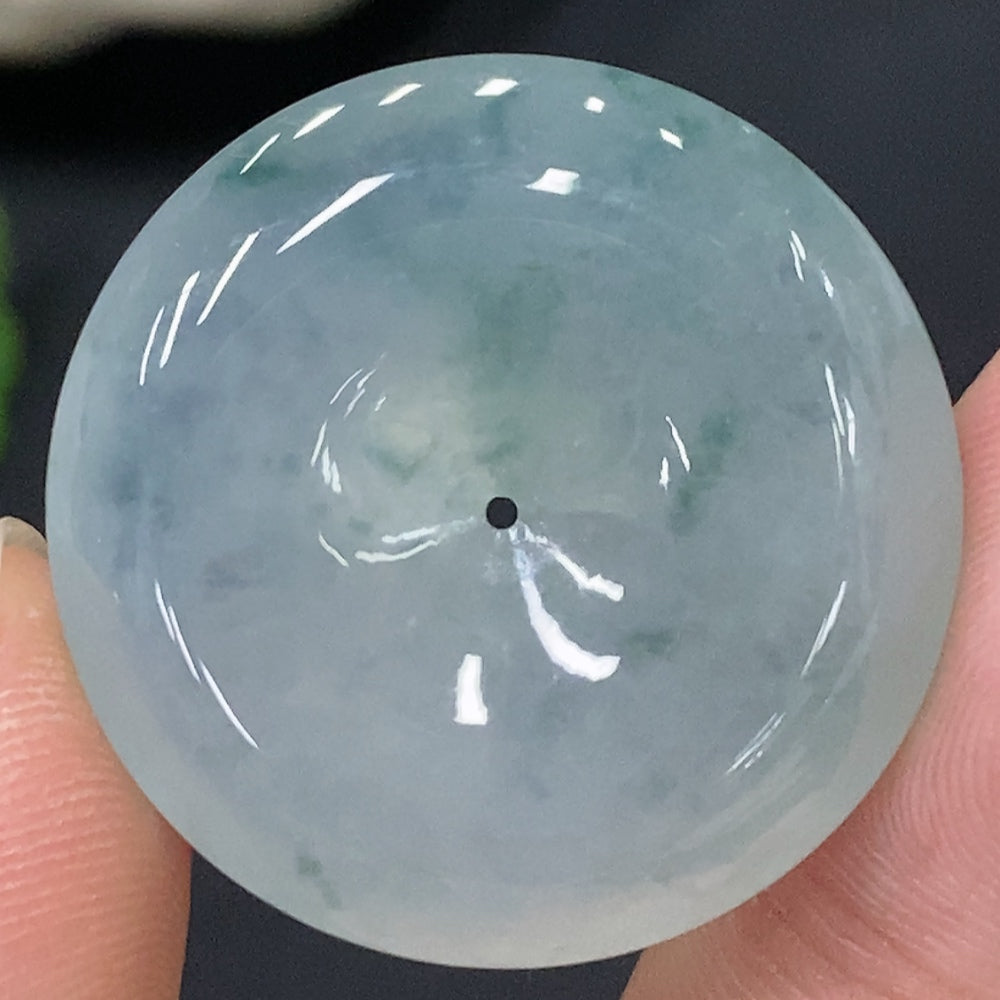 Jadeite Pendant Peace Knot Total Weight Approx. 10.25g