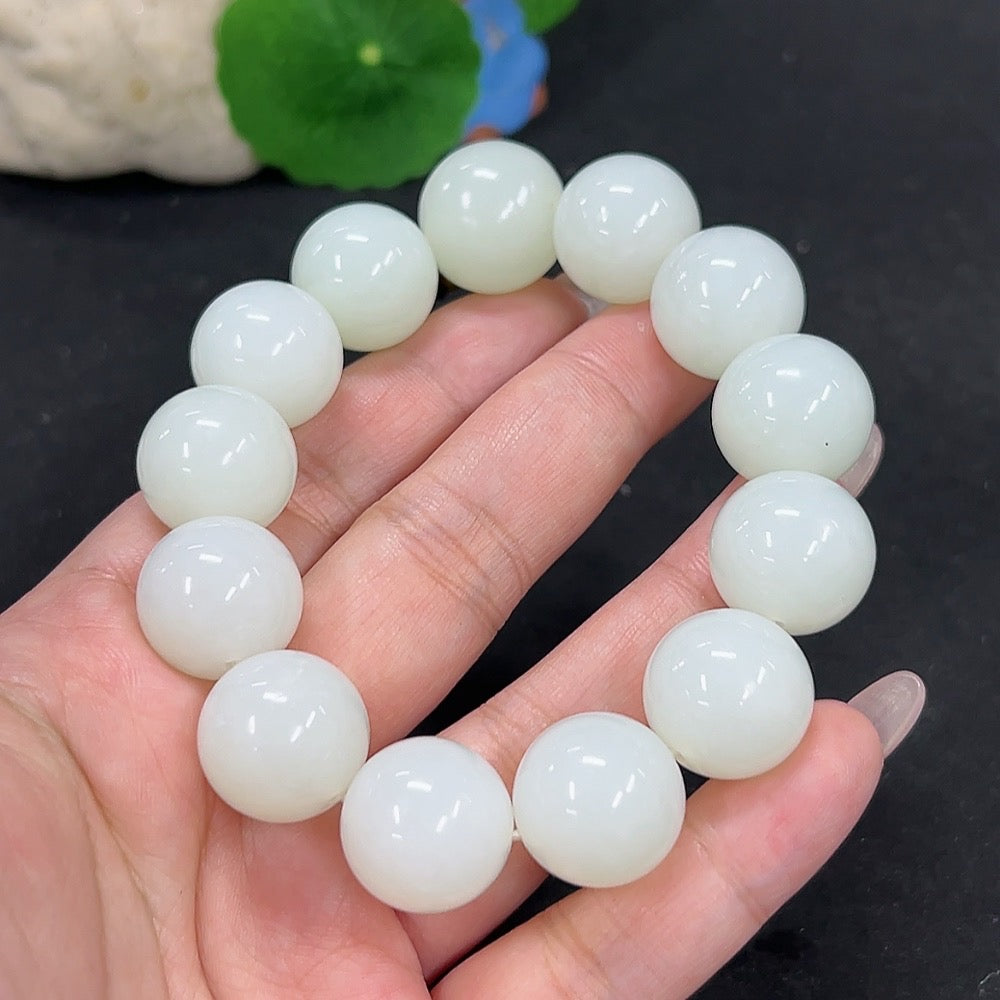 Hetian Jade Bracelet, containing other mineral components