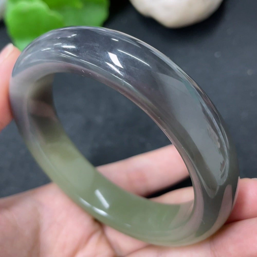 Hetian Jade Round Bracelet Size 59.3 Total Weight Approx. 78.6g