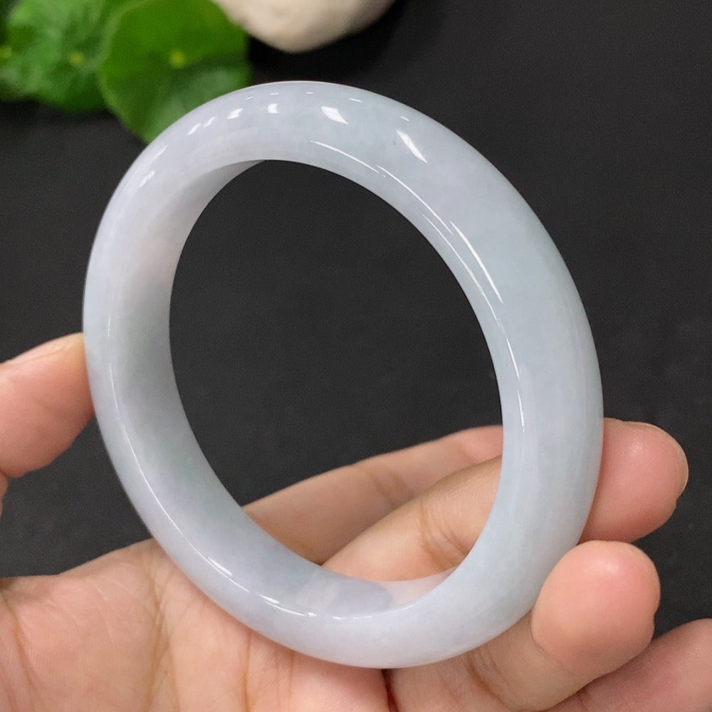 Jadeite Regular Round Bangle 56.2 Circle Size Total Weight 57.363g
