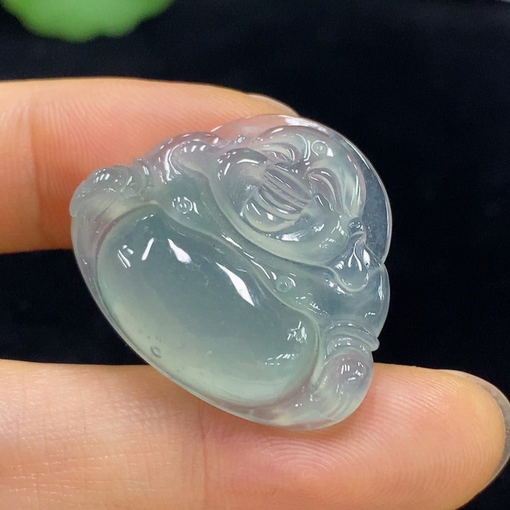 Jadeite Buddha Pendant Total Weight Approx. 5.66g