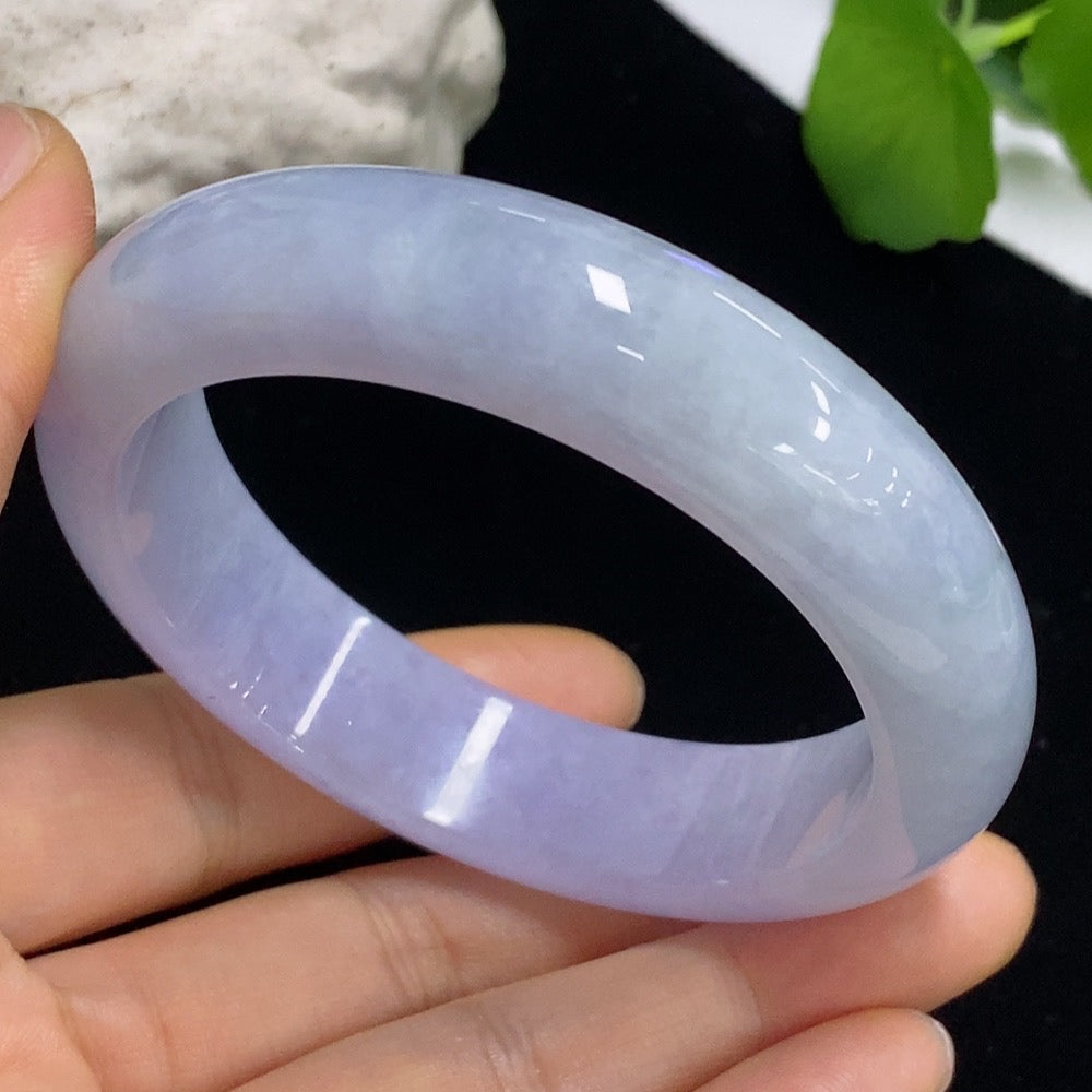Jadeite Round Bangle Size 57.5 Total Weight Approx. 75.68g