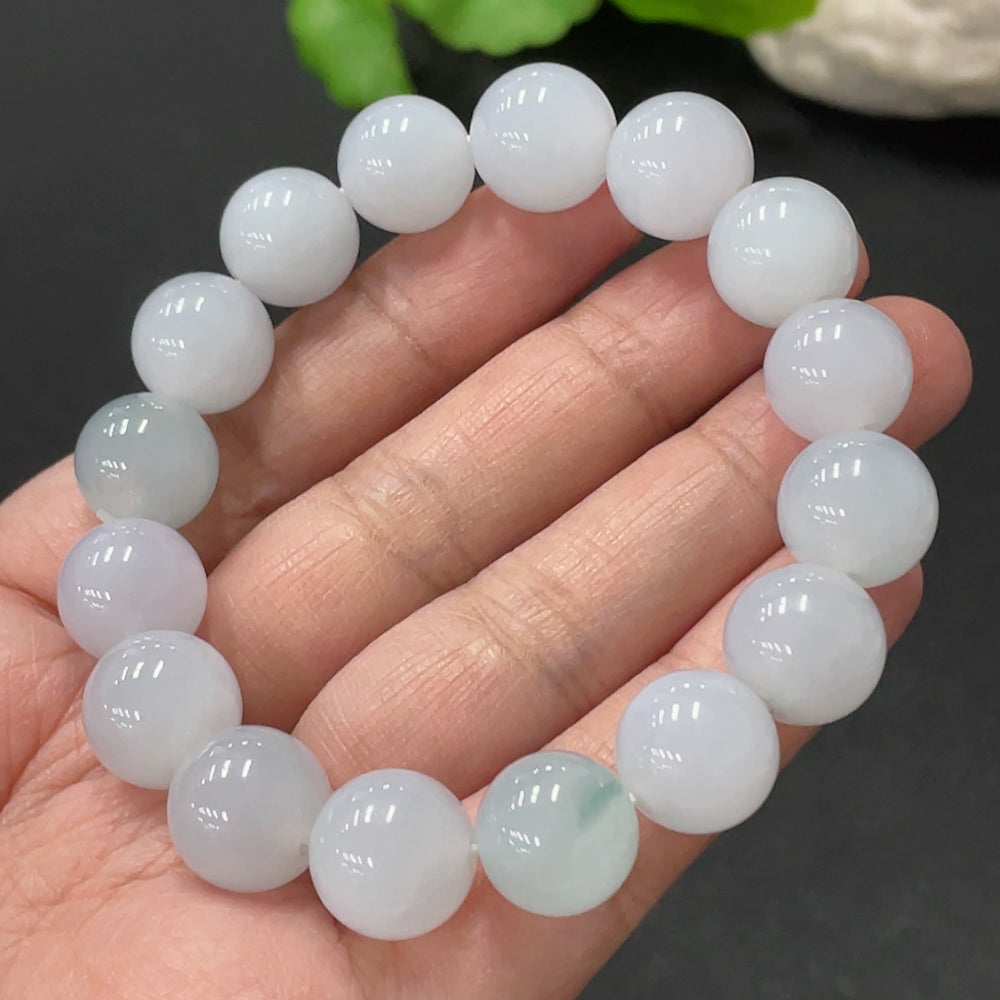 Jadeite Bracelet Approx.12.4mm Total Weight Approx.47.3g