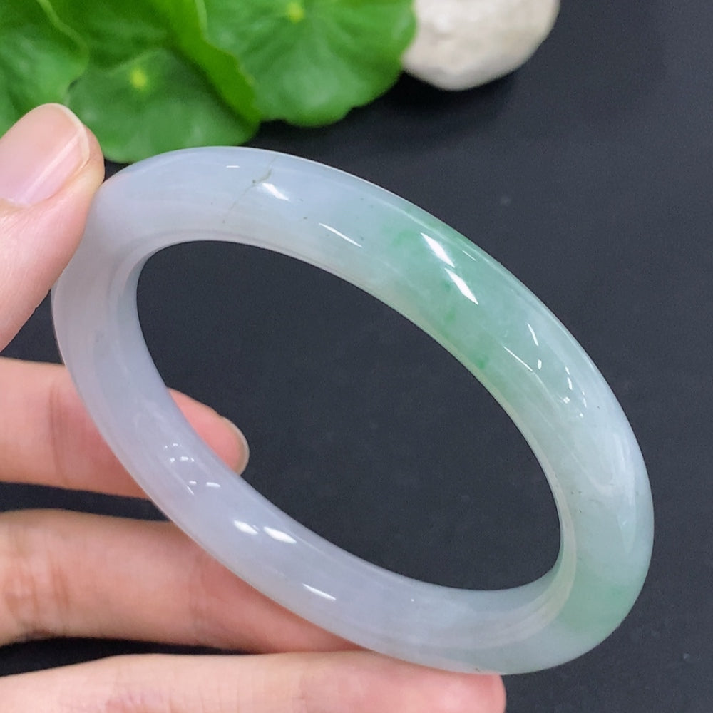 Jadeite Round Bangle Size 55.3 Total Weight Approx. 46.7g