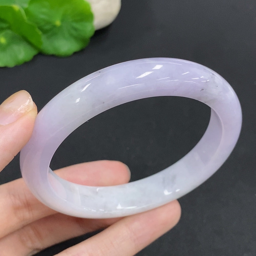 Jadeite Round Bangle Total Weight Approx. 59.1g Size 59