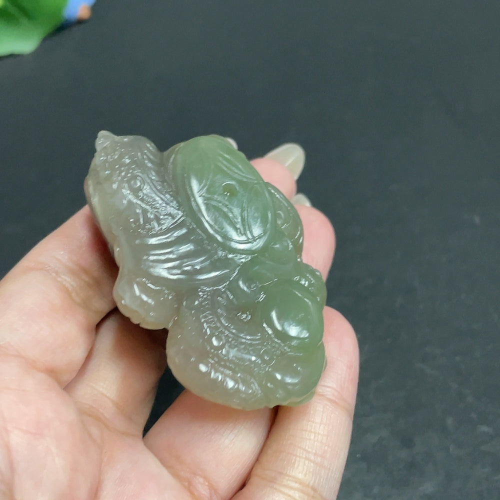 Hetian Jade Pendant - Dragon Roaming the World, Total Weight Approx. 65.7g