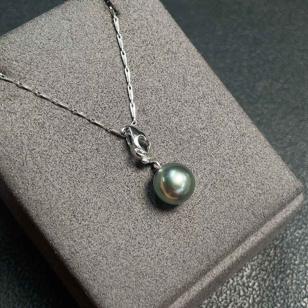 Saltwater Pearl Necklace, ., Pearl Size About 9mm | Huiliu Certified
