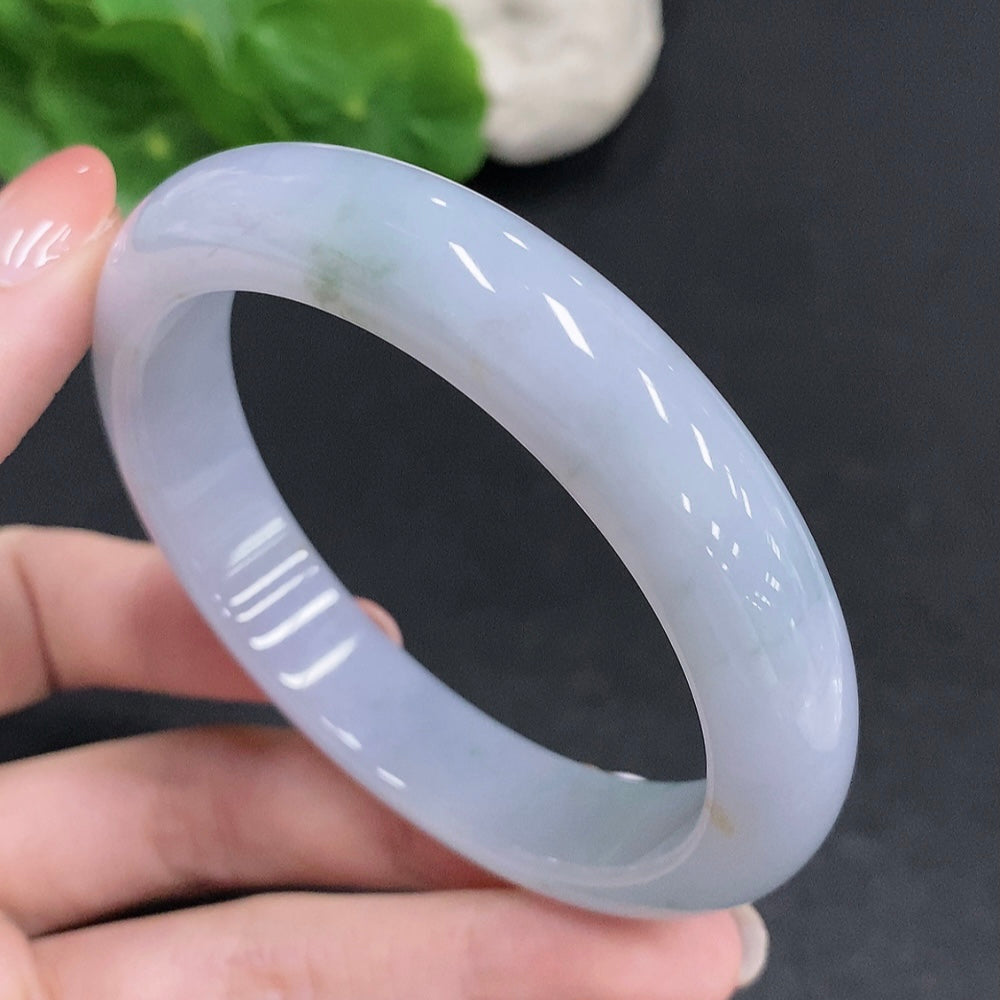 Jadeite Round Bracelet Total Weight Approximately 57g Size 57.5
