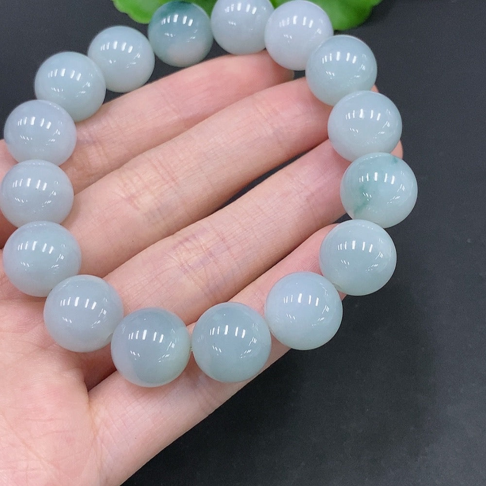 Jadeite Bracelet, Approx. 12.9mm, Total Weight Approx. 62.6g