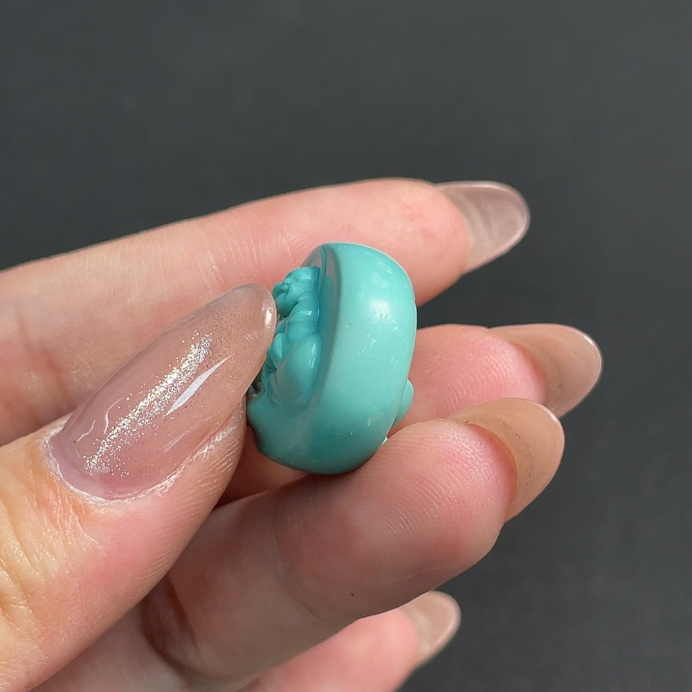 Turquoise Pendant Containing Other Mineral Components