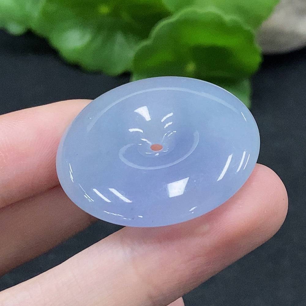Jadeite safety buckle pendant with natural jade, weighing approximately 12.8g, featuring intricate design by HUILIU HQ.