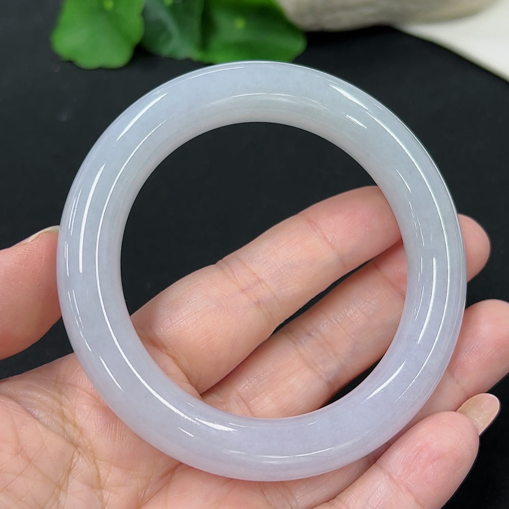 Jadeite Round Bangle Size 55 Total Weight Approx. 66.7g