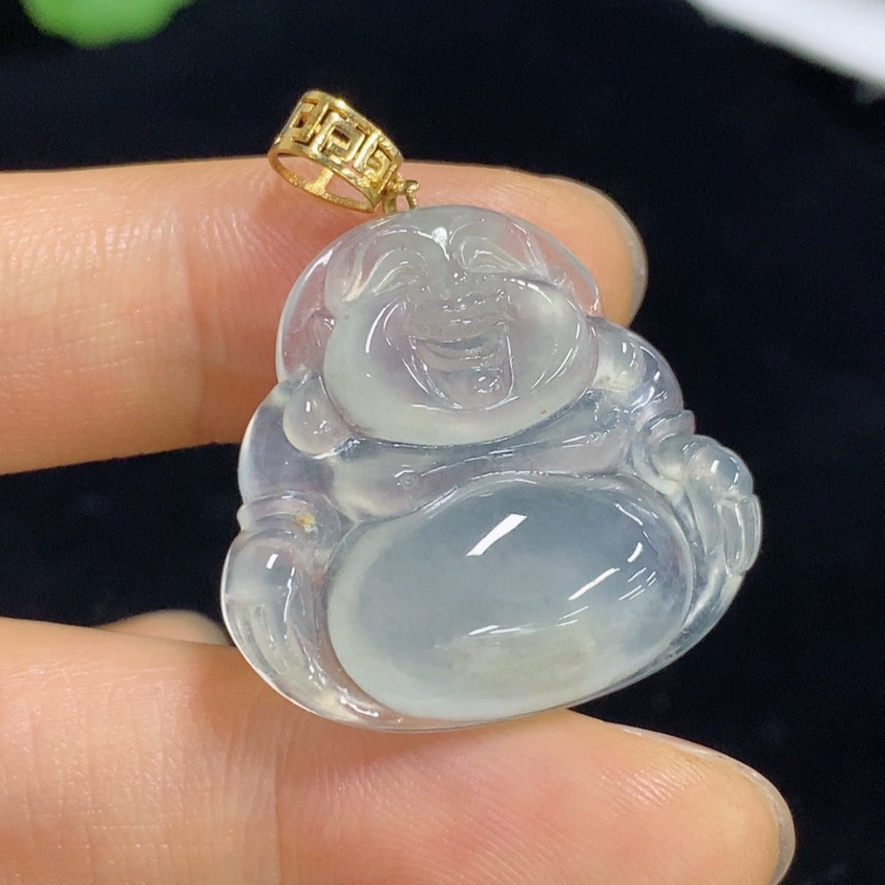 Jadeite Buddha Pendant . | Huiliu Certified