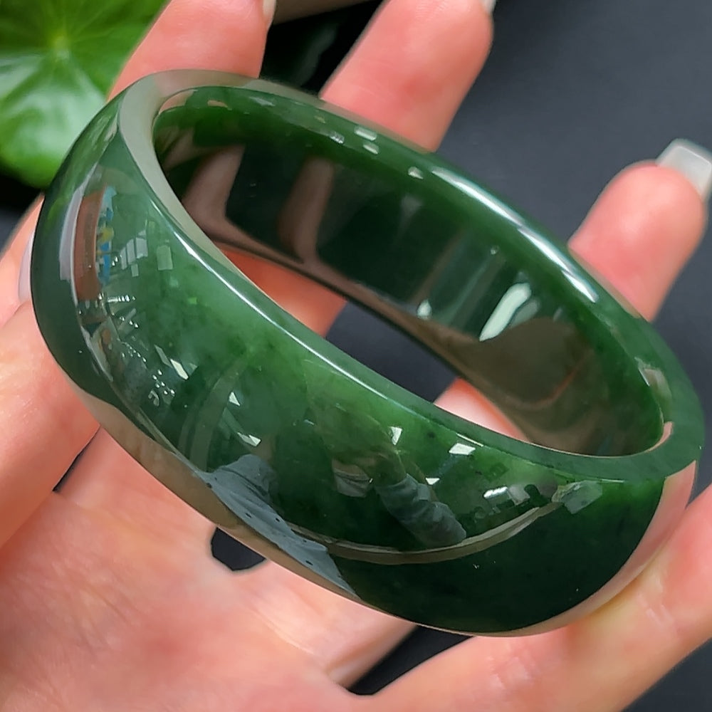 Hetian Jade Round Bracelet