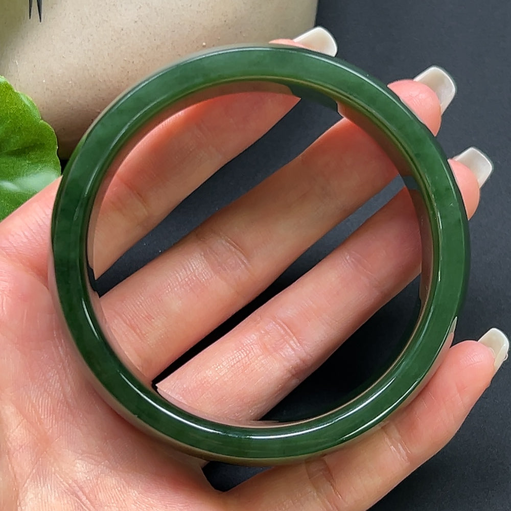 Hetian Jade Round Bracelet