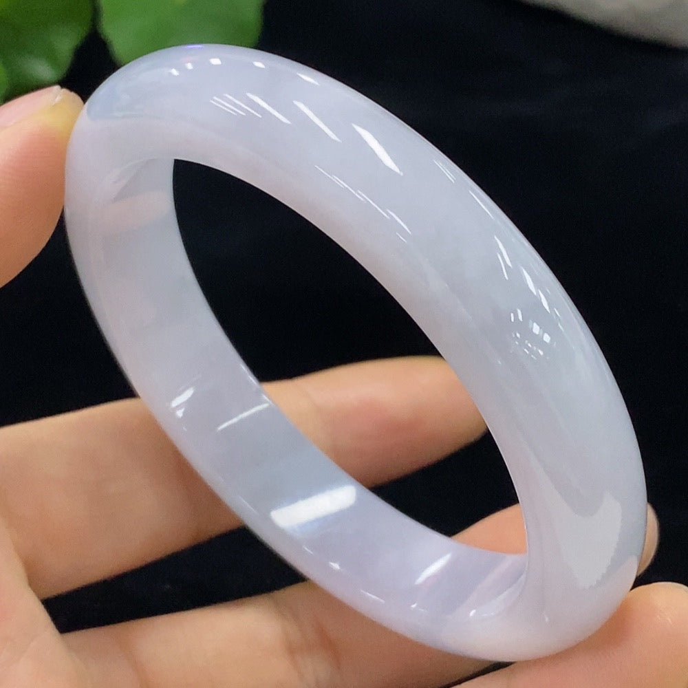Jadeite Round Bangle Total Weight Approx.56.32g Size57