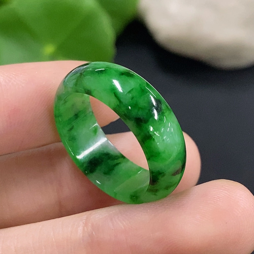 Jadeite Ring Size 18 Total Weight Approx. 3.4g