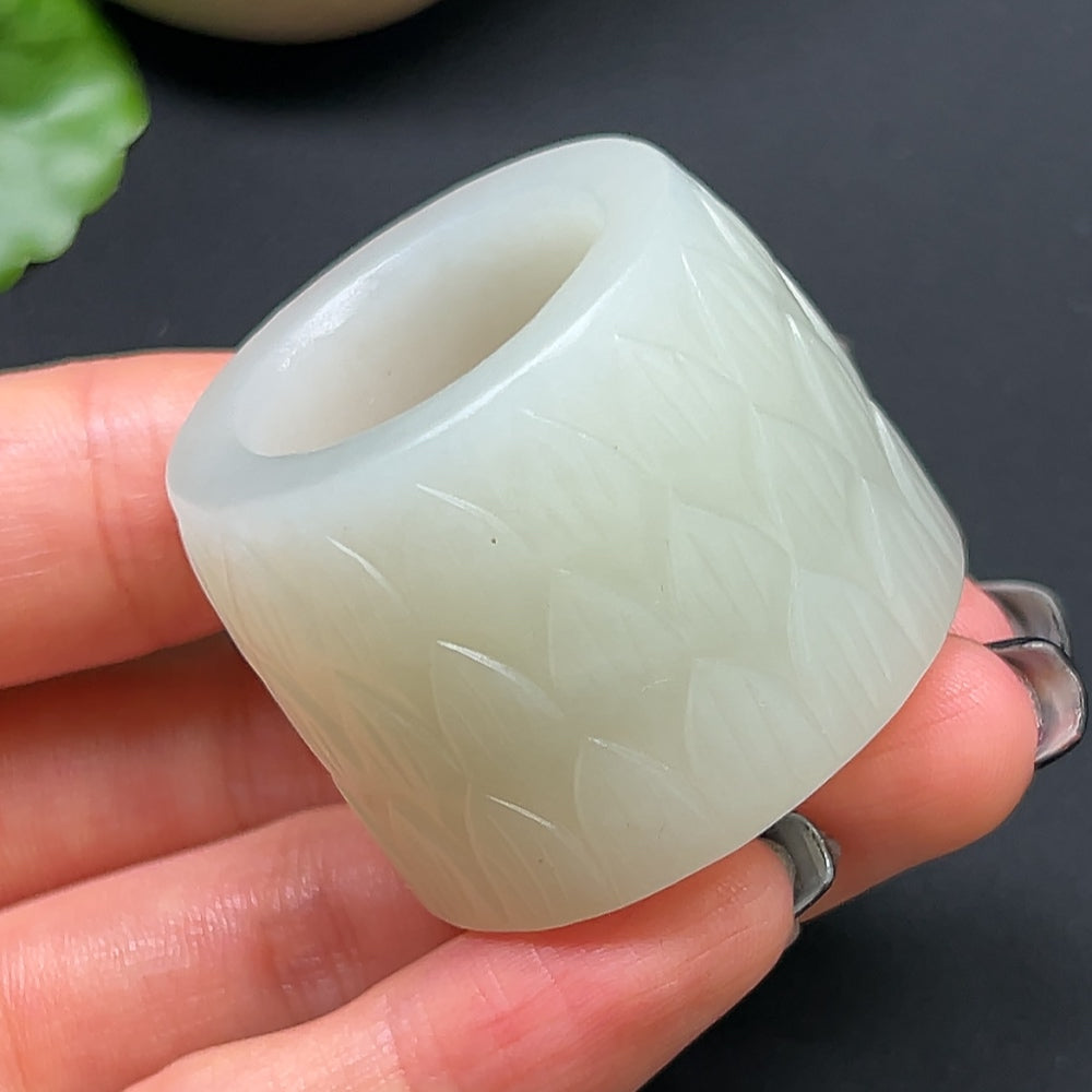Hetian Jade Thumb Ring