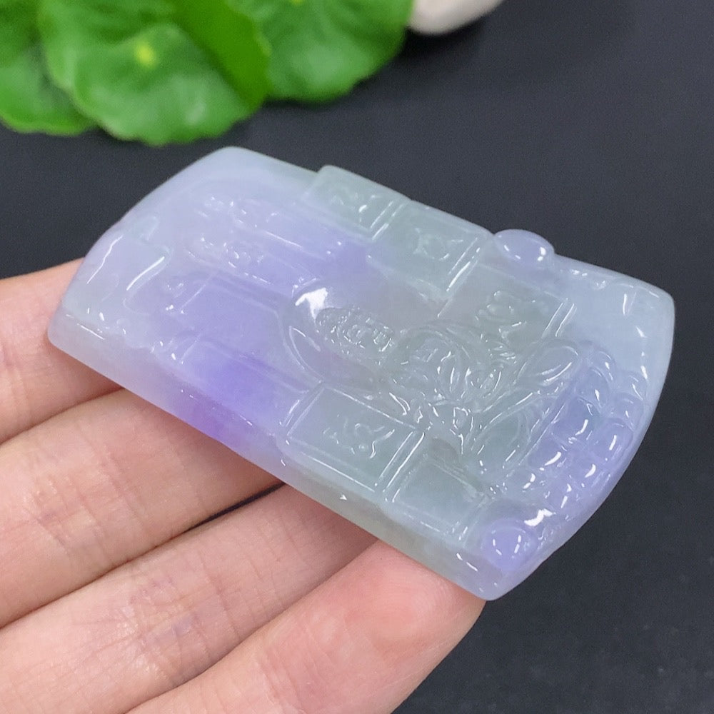 Jadeite Amitabha Pendant