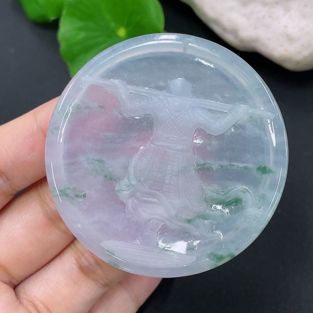 Jadeite Pendant of the Monkey King