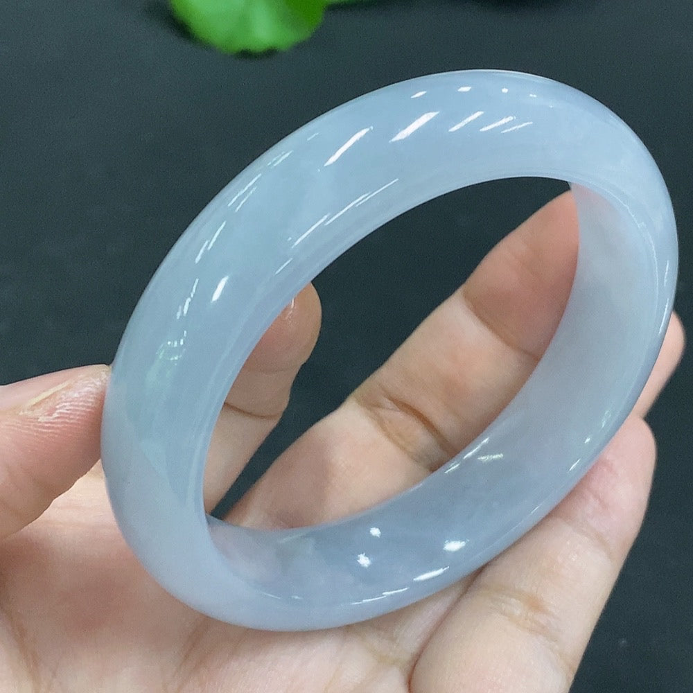 Jadeite Round Bangle Size 55 Total Weight 60.440g