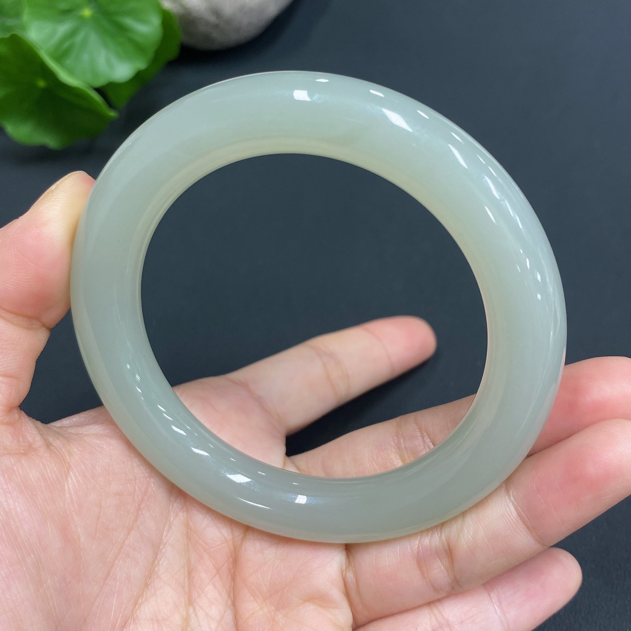 Hetian Jade Bangle Set Size 56 Total Weight Approx. 96g